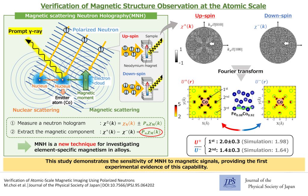 Verification of Magnetic Structure Observation at the Atomic Scale